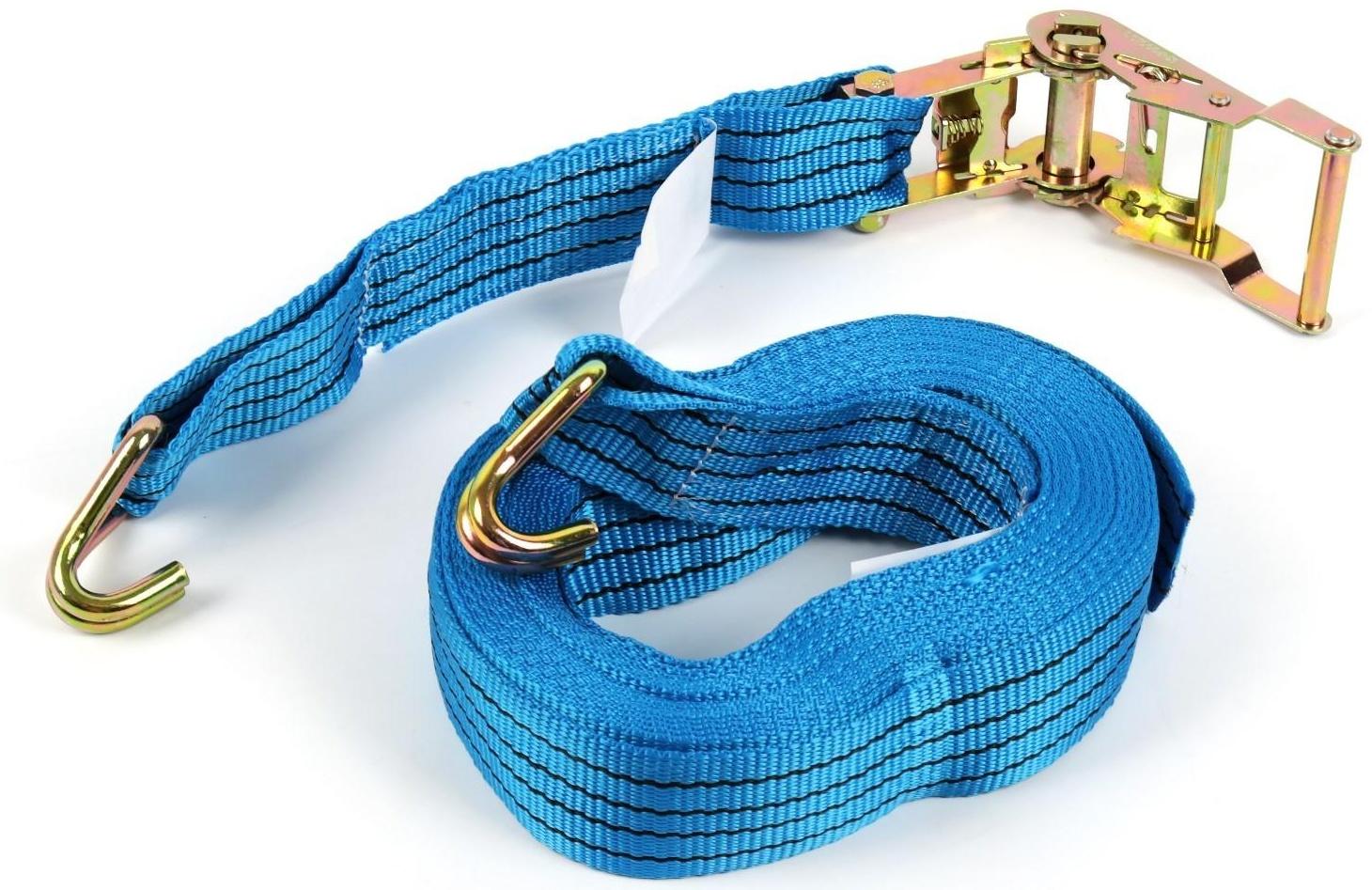 Стяжка груза с механизмом 130 мм, ширина ленты 38 мм, нагрузка 2000/4000 кг, длина 12 м