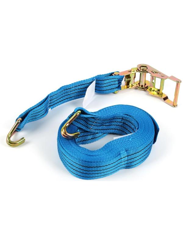 Стяжка груза с механизмом 130 мм, ширина ленты 38 мм, нагрузка 2000/4000 кг, длина 12 м