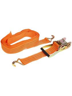 Стяжка груза с механизмом 230 мм, ширина ленты 50 мм, нагрузка 2500/5000 кг, длина 8 м