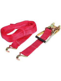 Стяжка груза с механизмом 230 мм, ширина ленты 50 мм, нагрузка 5000/10000 кг, длина 8 м