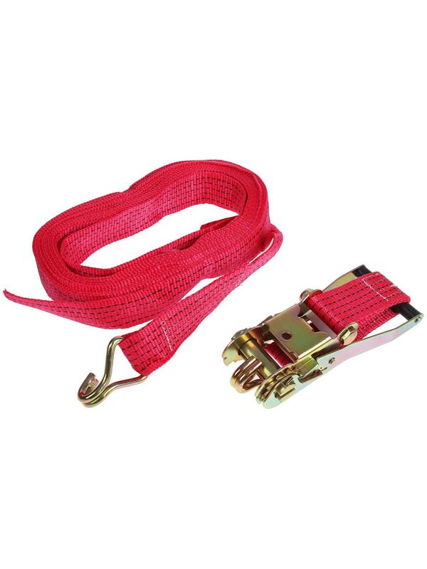 Стяжка груза с механизмом 230 мм, ширина ленты 50 мм, нагрузка 5000/10000 кг, длина 10 м