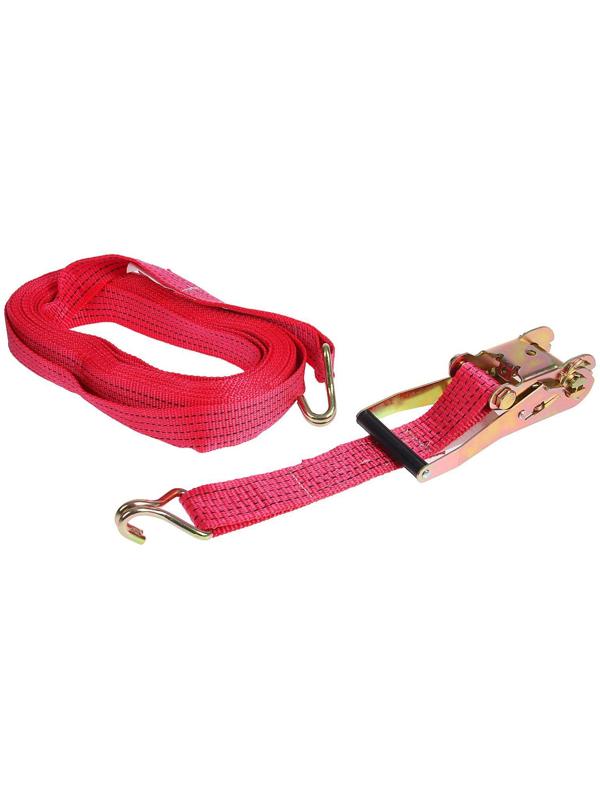 Стяжка груза с механизмом 230 мм, ширина ленты 50 мм, нагрузка 5000/10000 кг, длина 12 м