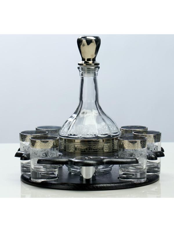 Мини-бар 7 предметов Столичный, гравировка 500/50 мл