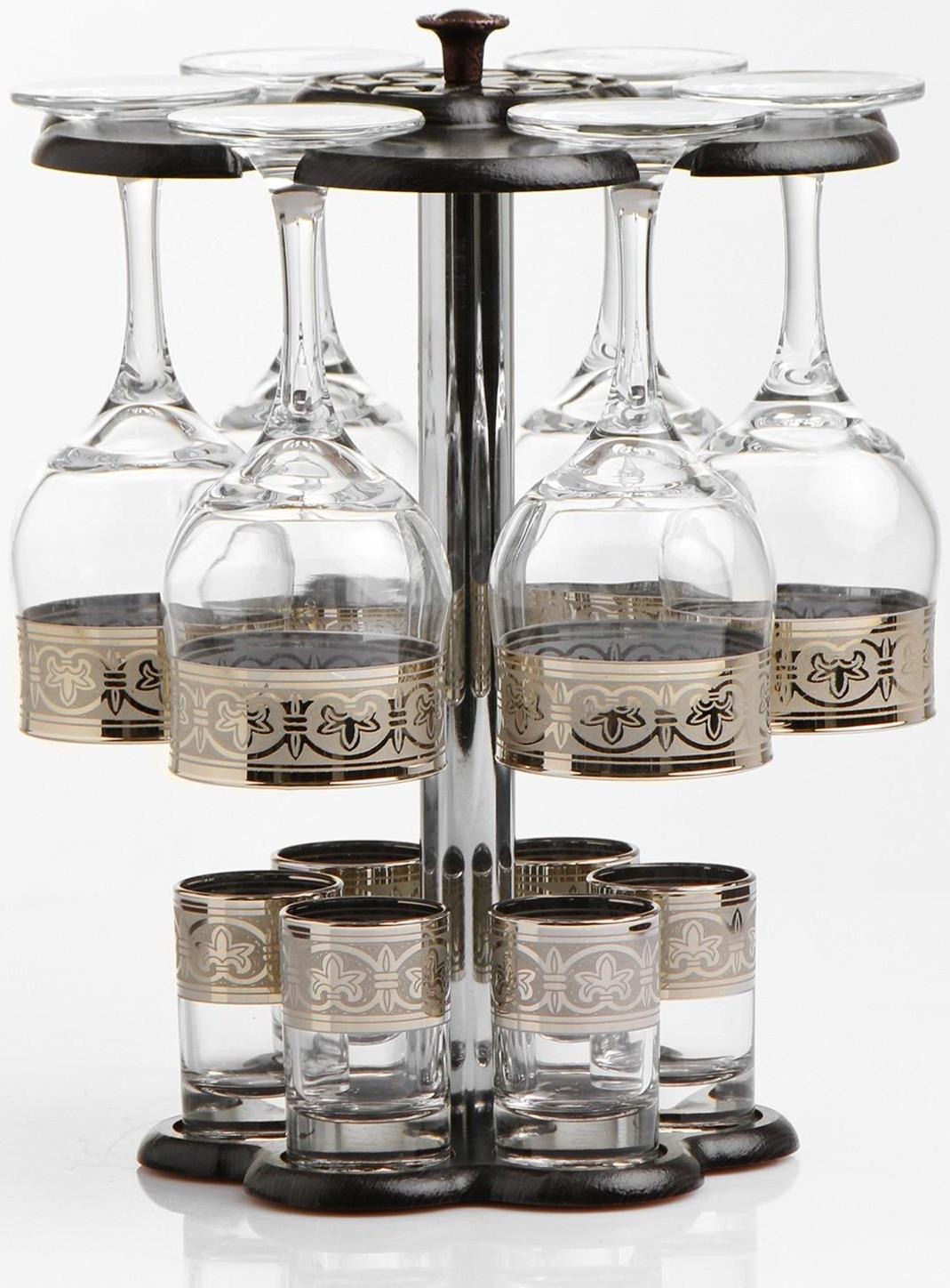 Мини-бар 12 предметов вино, флоренция, темный 240/50 мл