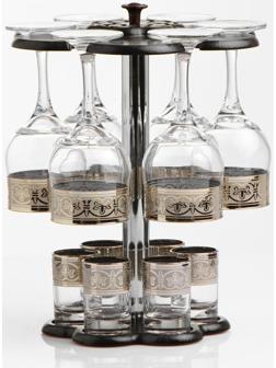 Мини-бар 12 предметов вино, флоренция, темный 240/50 мл