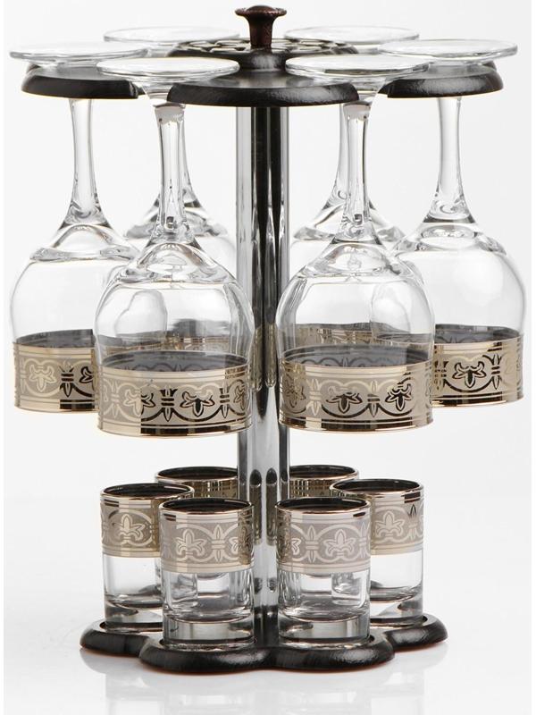 Мини-бар 12 предметов вино, флоренция, темный 240/50 мл