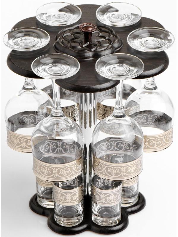 Мини-бар 12 предметов вино, флоренция, темный 240/50 мл