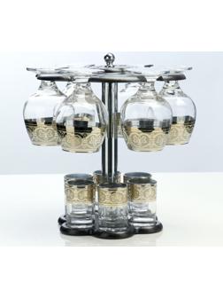 Мини-бар 12 предметов коньяк, флоренция, темный 350/50 мл