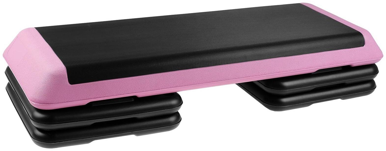 Степ-платформа 3-уровневая, 107 х 40 х 20 см, цвета МИКС, до 100 кг