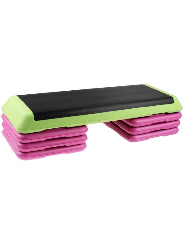 Степ-платформа 3-уровневая, 107 х 40 х 20 см, цвета МИКС, до 100 кг