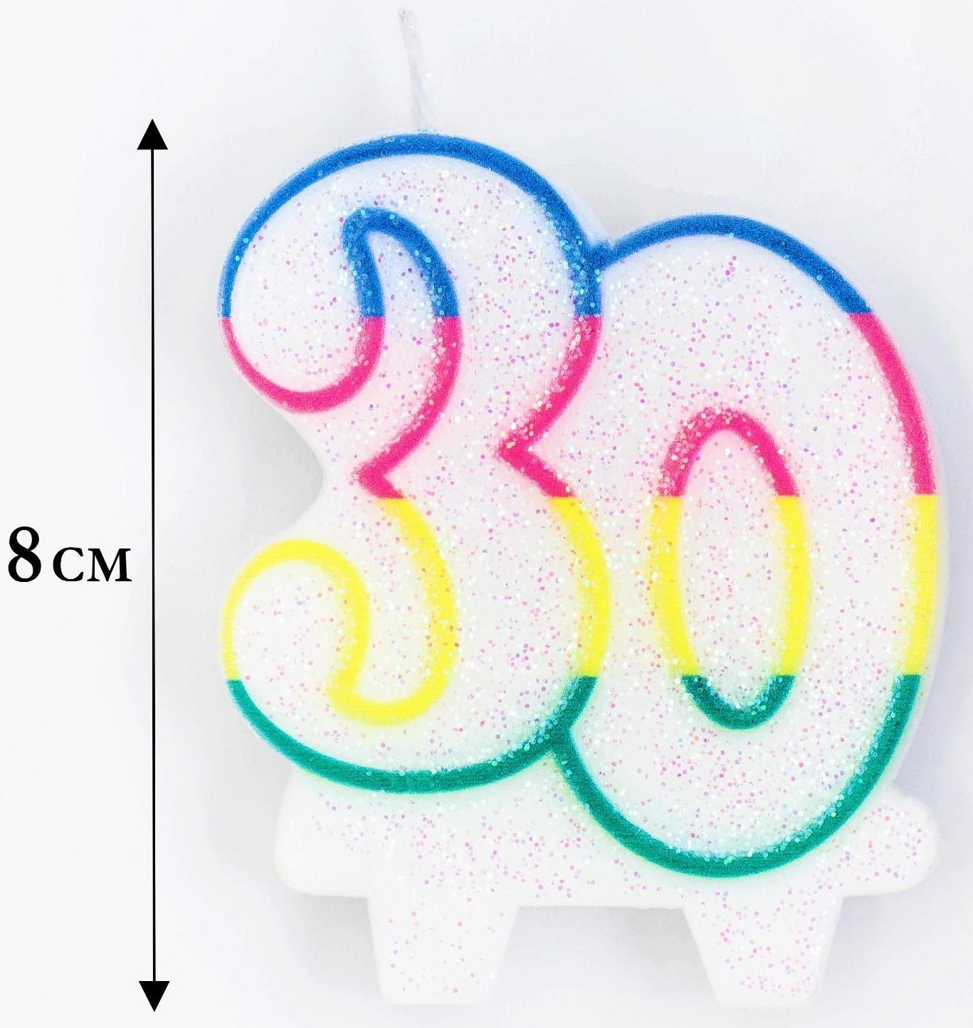 Свеча для торта «‎Юбилейный ГИГАНТ», цифра 