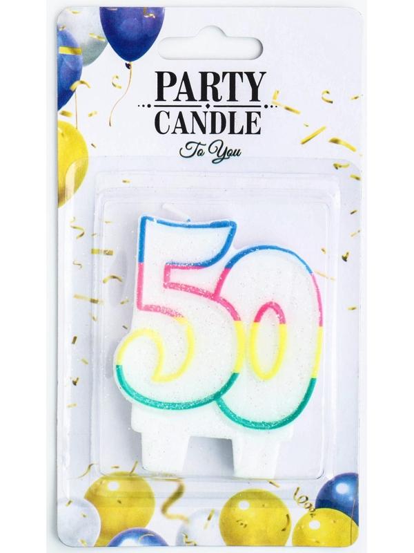 Свеча для торта «‎Юбилейный ГИГАНТ», цифра 