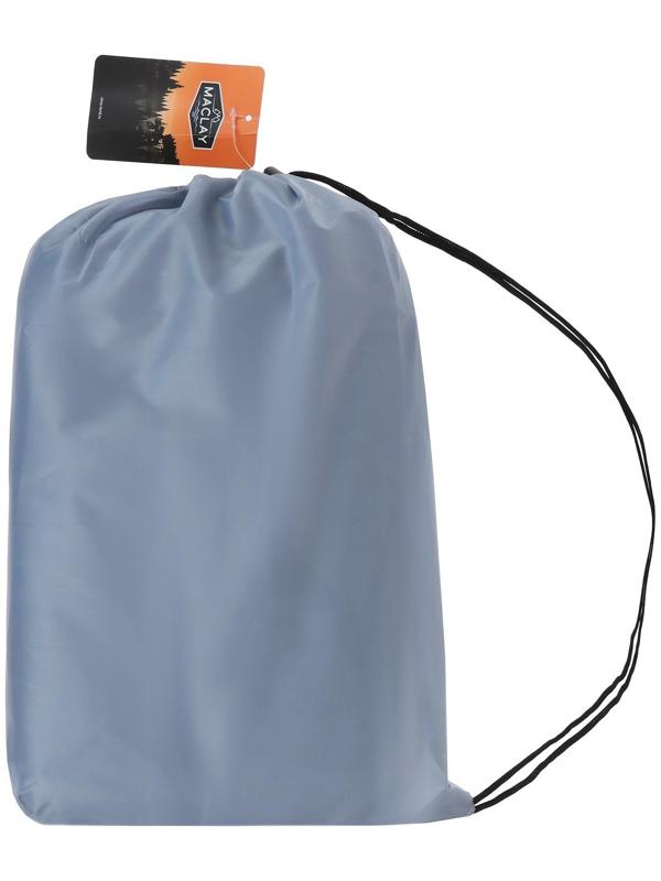 Шезлонг самонадувающийся 210Т, р. 180 х 70 х 45 см, полиэстер, цвет серый