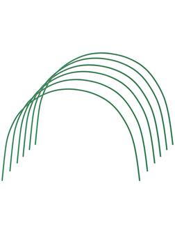 Дуги для парника, металл в кембрике 2 м, d = 10 мм, набор 6 шт.