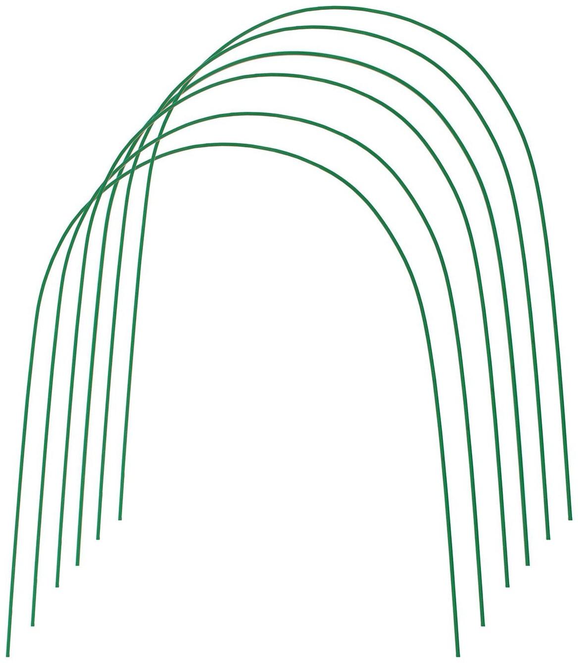 Дуги для парника, металл в кембрике 3 м, d = 10 мм, набор 6 шт.