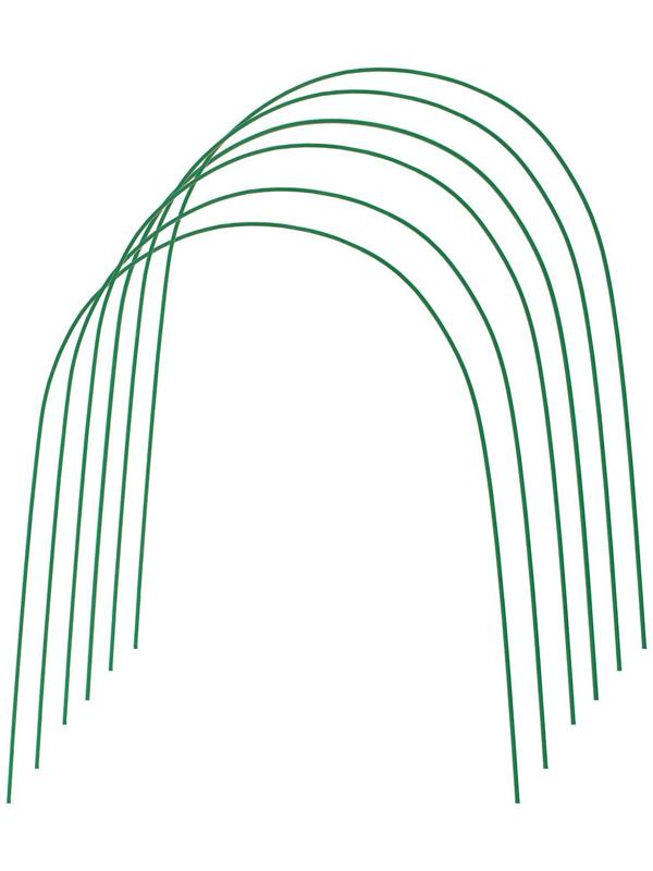 Дуги для парника, металл в кембрике 3 м, d = 10 мм, набор 6 шт.