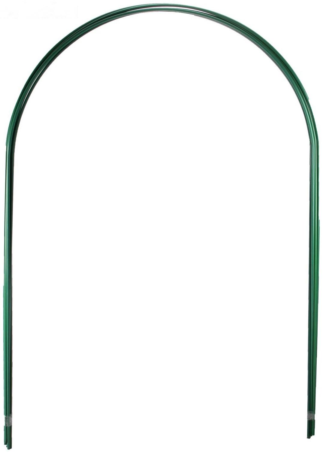 Дуги для парника, металл в кембрике 4 м, d = 10 мм, набор 6 шт.