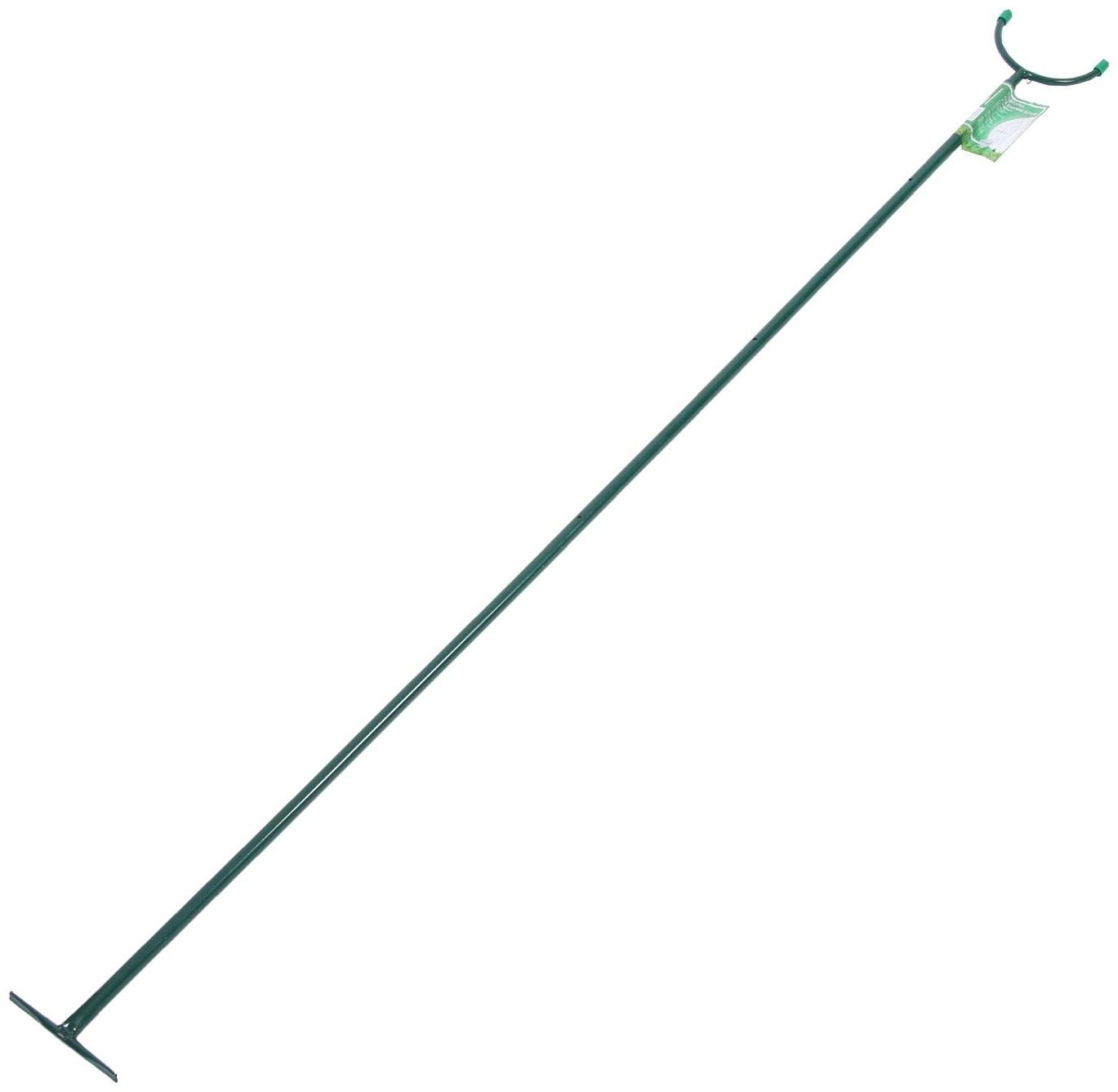 Опора для ветвей, h = 160-280 см, ножка d = 1,6 см, металл, зелёная