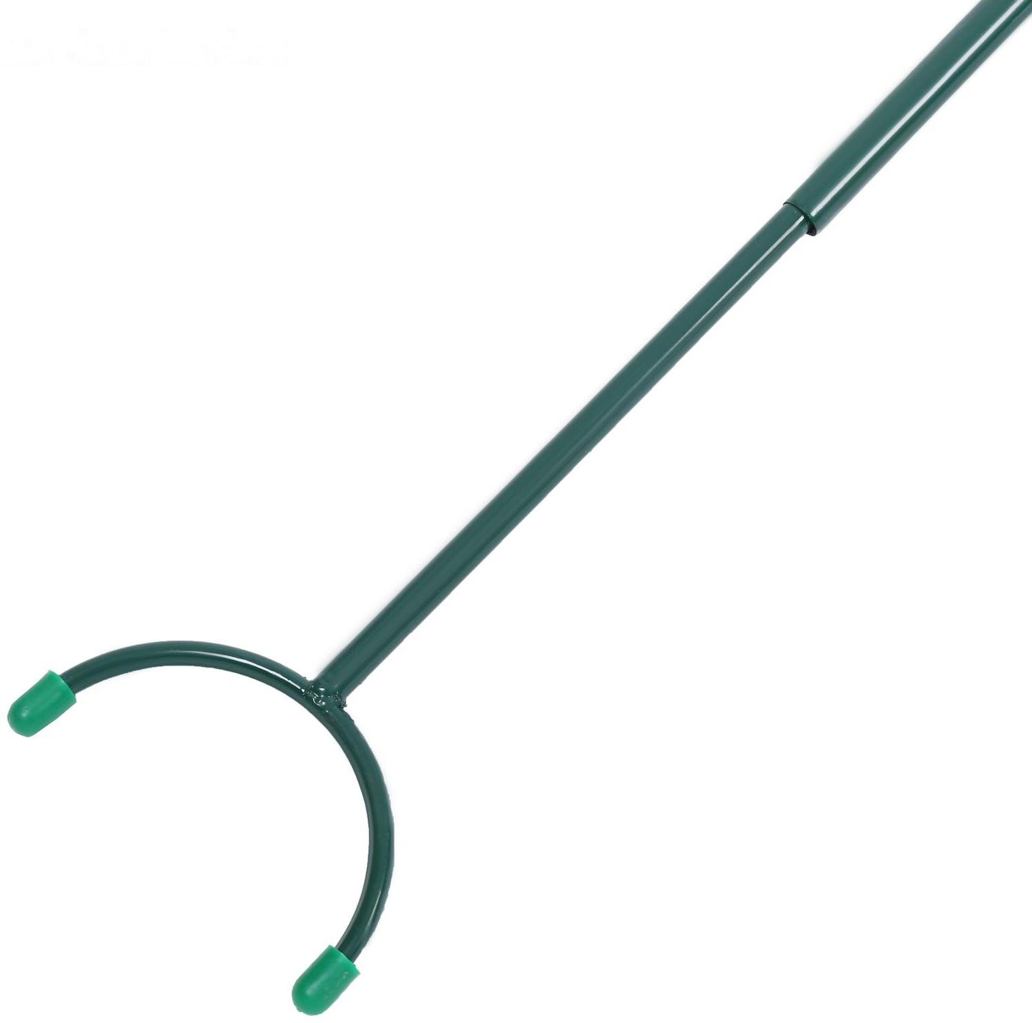 Опора для ветвей, h = 160-280 см, ножка d = 1,6 см, металл, зелёная