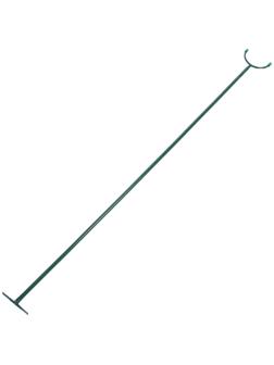 Опора для ветвей, h = 160-280 см, ножка d = 1,6 см, металл, зелёная