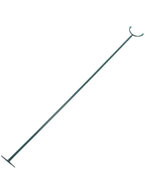 Опора для ветвей, h = 160-280 см, ножка d = 1,6 см, металл, зелёная