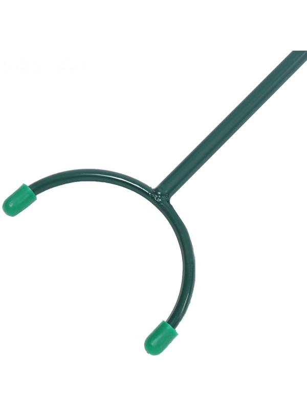 Опора для ветвей, h = 160-280 см, ножка d = 1,6 см, металл, зелёная