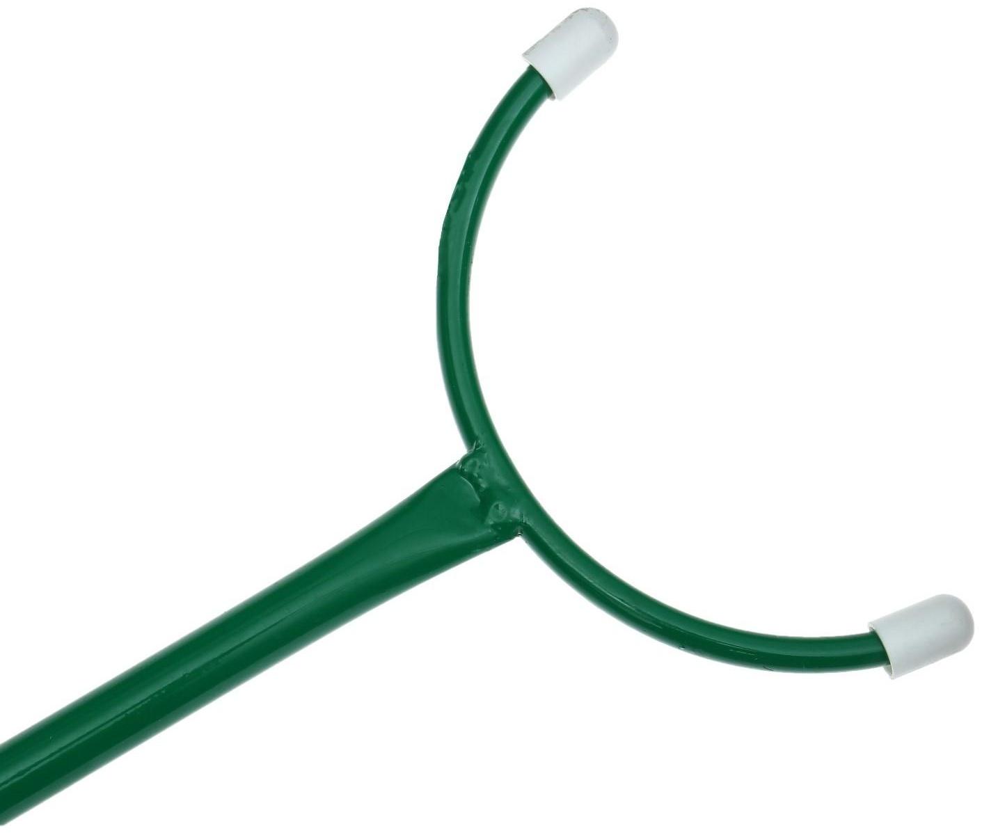 Опора для ветвей, h = 200 см, d = 1.6 см, металл, зелёная