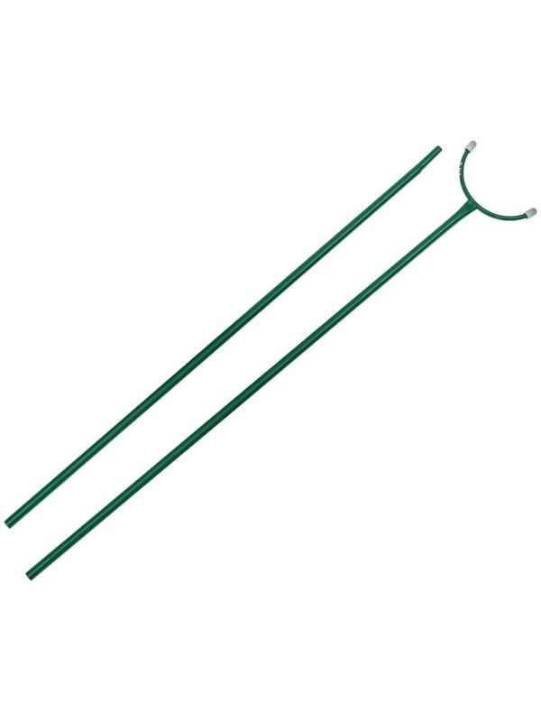 Опора для ветвей, h = 200 см, d = 1.6 см, металл, зелёная