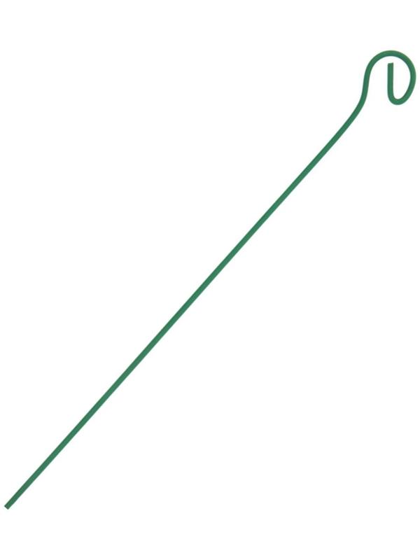 Колышек для подвязки растений, h = 60 см, d = 0.3 см, проволочный, зелёный, Greengo