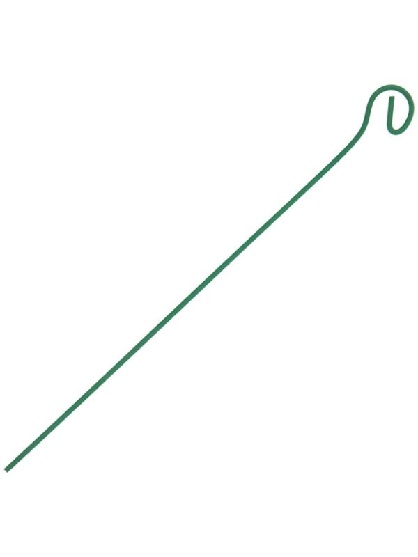 Колышек для подвязки растений, h = 80 см, d = 0.3 см, проволочный, зелёный, Greengo