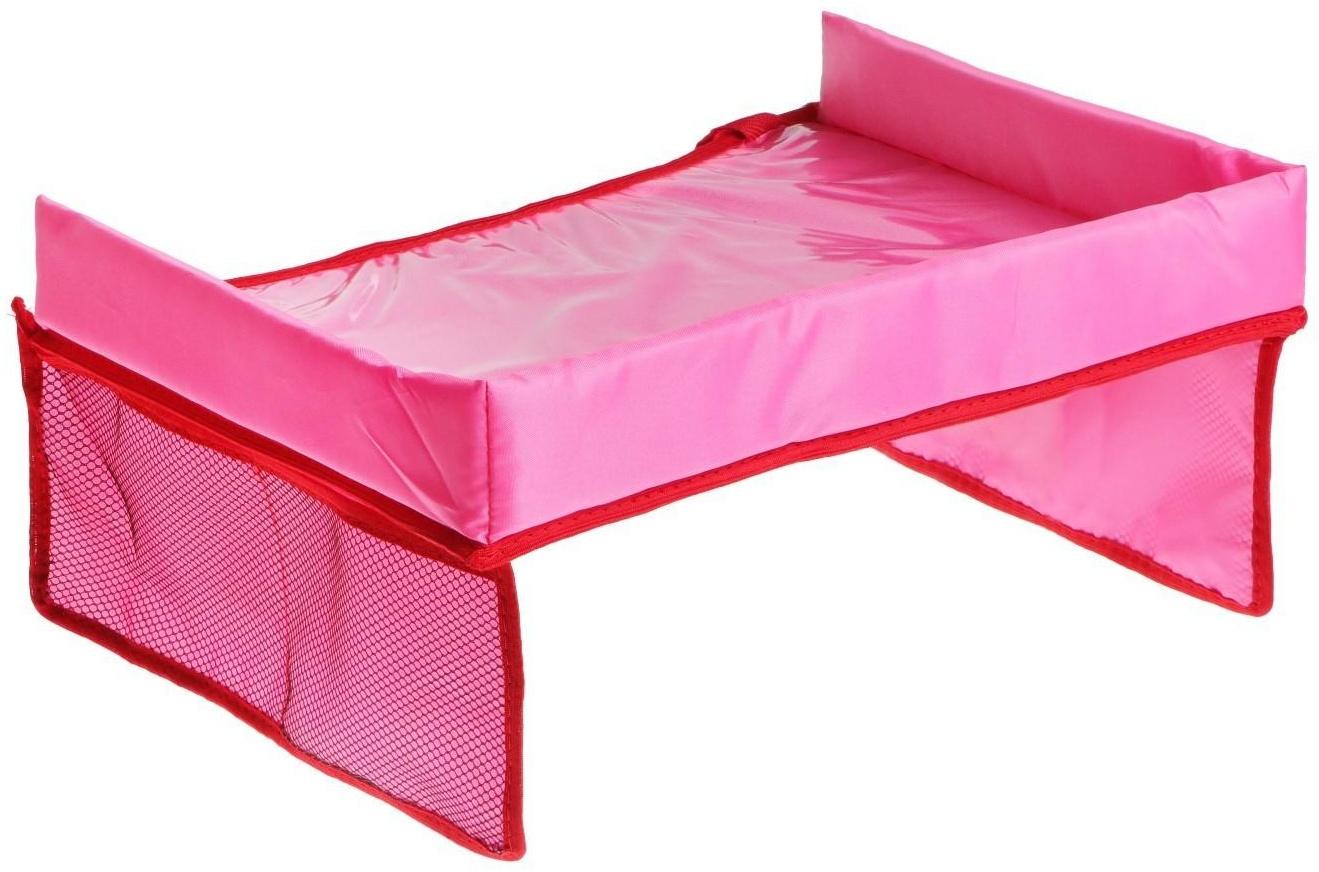 Столик-органайзер для детского автокресла TORSO, розовый, 35 х 50 см