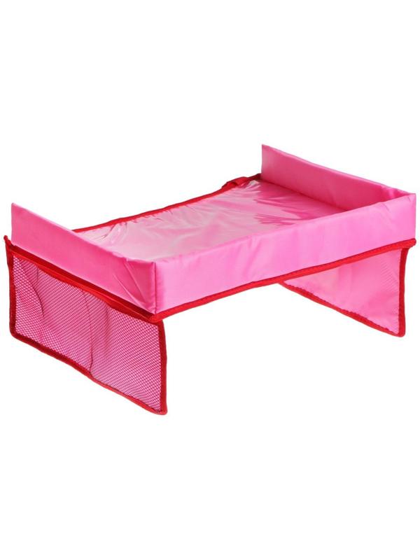 Столик-органайзер для детского автокресла TORSO, розовый, 35 х 50 см