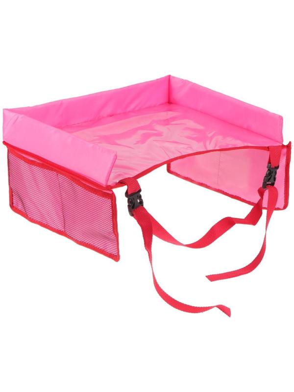 Столик-органайзер для детского автокресла TORSO, розовый, 35 х 50 см