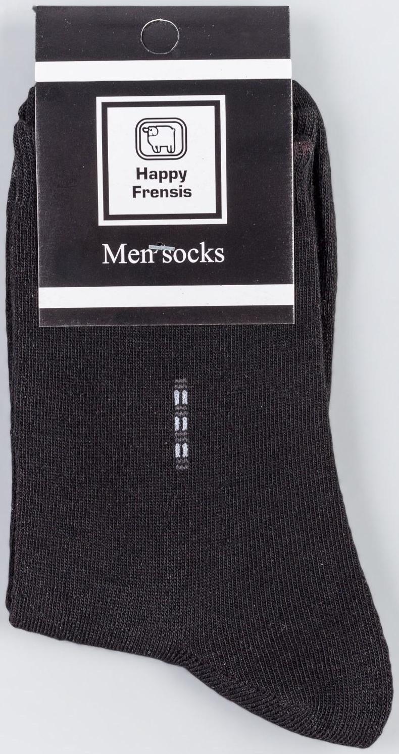 Носки мужские, цвет чёрный, размер 27-29