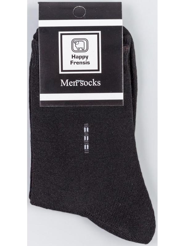 Носки мужские, цвет чёрный, размер 27-29