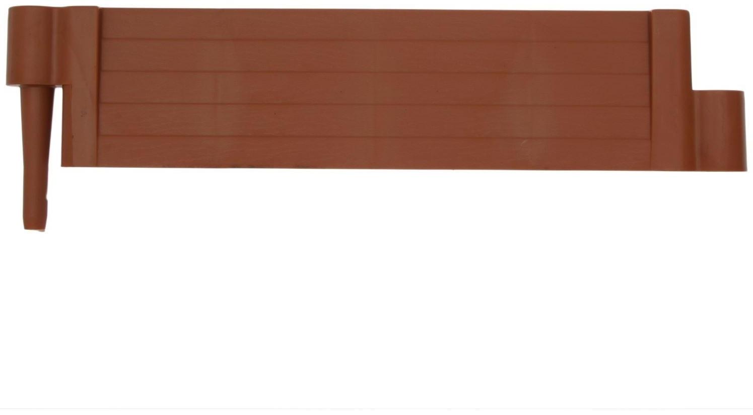 Грядка пластиковая, 55 × 55 × 13 см, терракотовая, «Плюс»