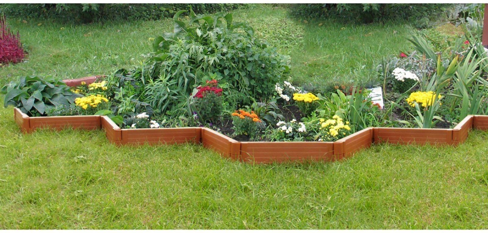 Грядка пластиковая, 55 × 55 × 13 см, терракотовая, «Плюс»