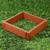Грядка пластиковая, 55 × 55 × 13 см, терракотовая, «Плюс»
