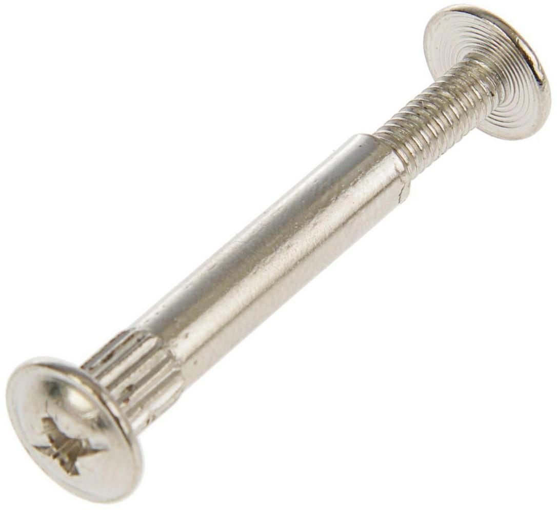 Стяжка межсекционная, М4х27 мм, диаметр 5 мм, металлическая, цвет никель