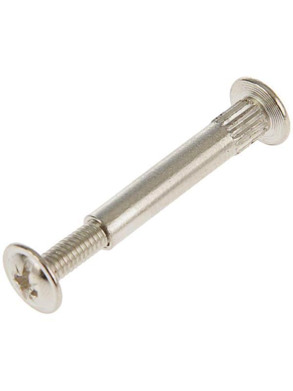 Стяжка межсекционная, М4х27 мм, диаметр 5 мм, металлическая, цвет никель