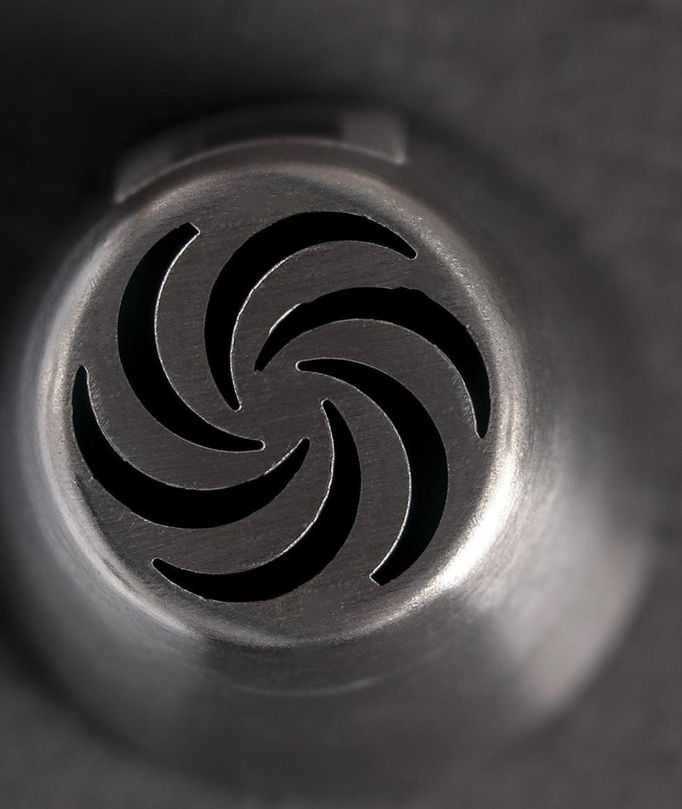 Насадка кондитерская «Вихрь», d=3,7 см, выход 2 см, нержавеющая сталь