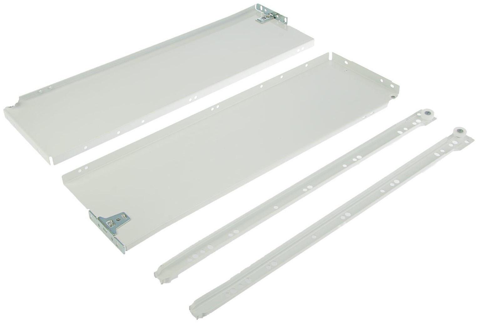 Металлобоксы, L=500 мм, H=150 мм, белый