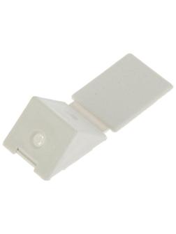 Уголок монтажный, пластиковый, белый