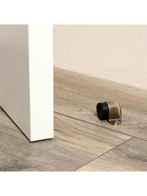 Упор дверной U104AB, d=25 мм, h=30 мм, цвет бронза