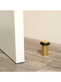 Упор дверной U301GP, d=28 мм, h=57 мм, цвет золото