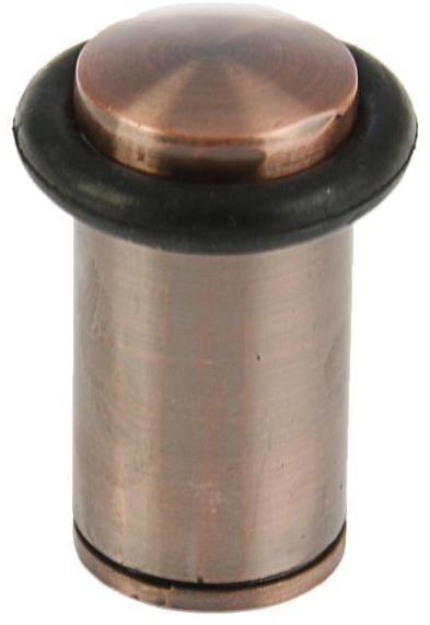 Упор дверной U301AС, d=28 мм, h=57 мм, цвет медь