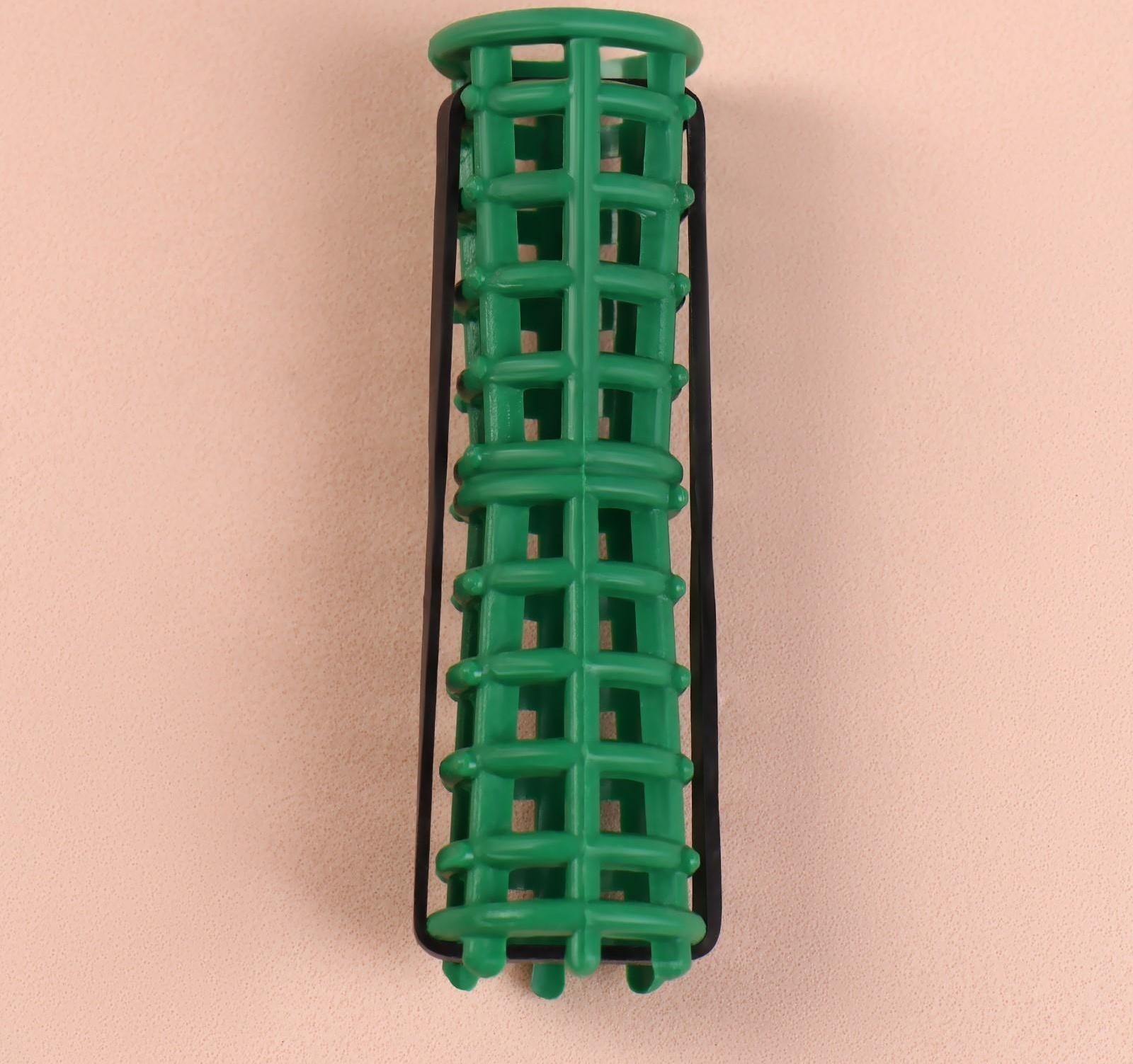 Бигуди на резинке, d = 1,5 см, 15 шт, цвет зелёный