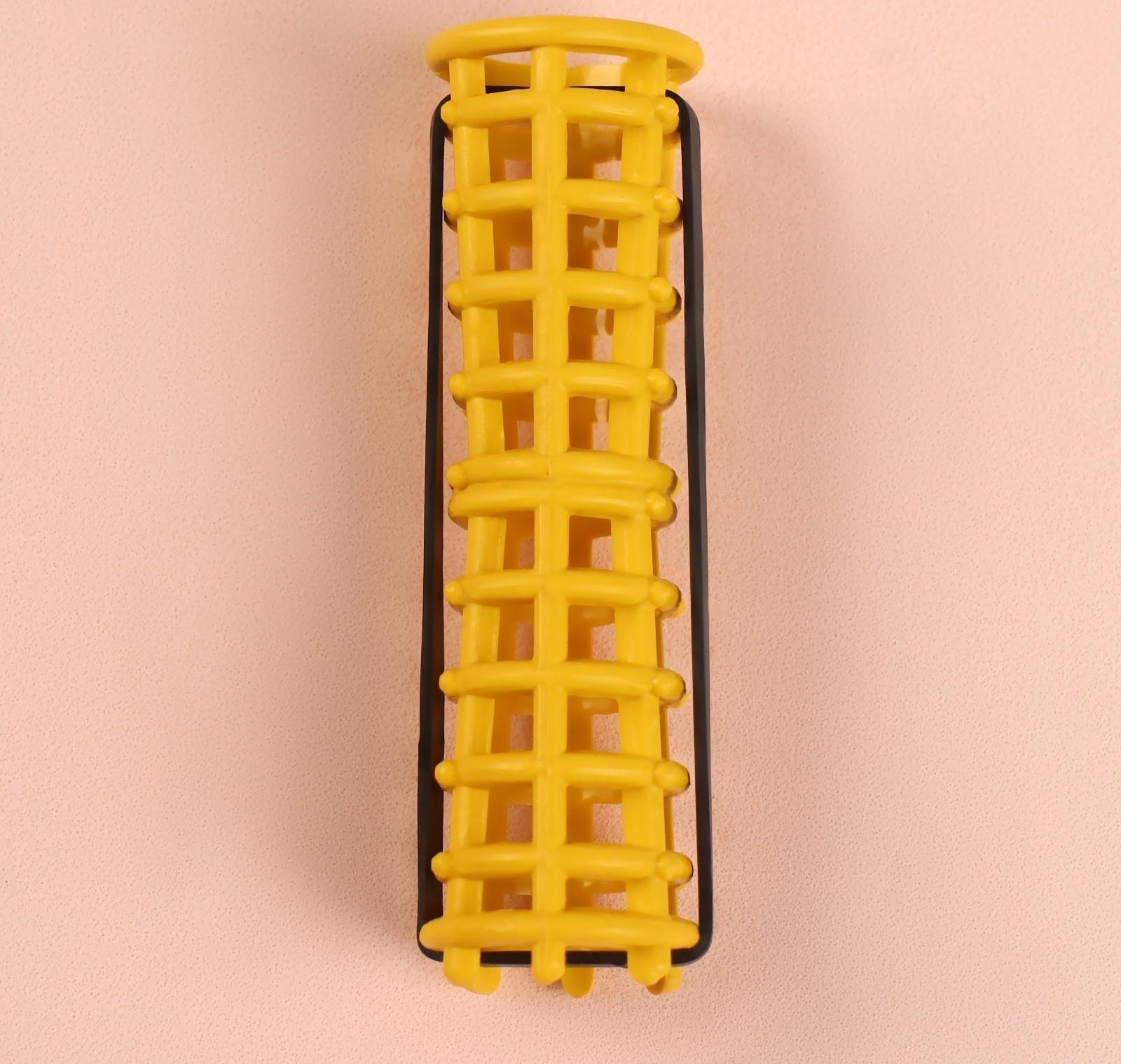 Бигуди на резинке, d = 1,5 см, 15 шт, цвет зелёный