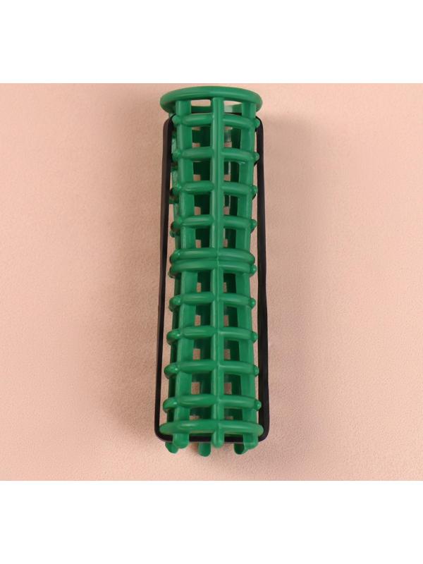 Бигуди на резинке, d = 1,5 см, 15 шт, цвет зелёный