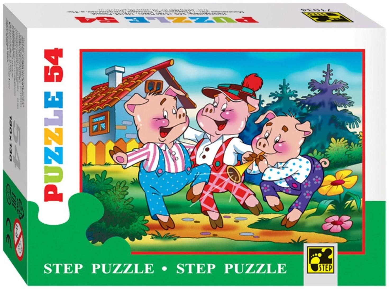 Пазл «Любимые герои сказок», 54 элемента, МИКС